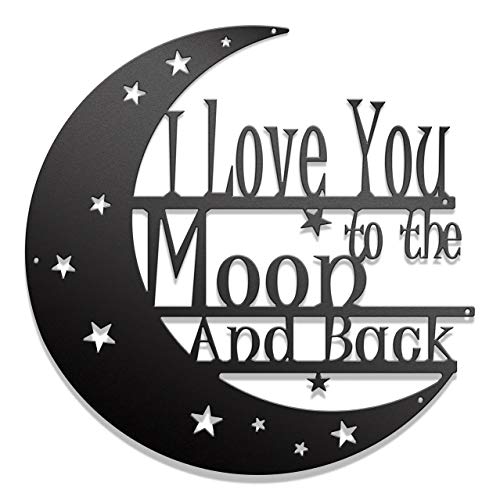 love you to the moon and back nursery decor