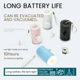 thumbnail image 4 of Coofit Pool Float Pump Set Quick-fill Air Mattress Inflator Mini Air Pump Camping Light, 4 of 10