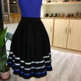 thumbnail image 3 of Filles Jupe de Danse Jupe Longue Ballet Wrap Jupe Rayures Maxi Jupe Robe de Danse pour Ballet Danse, 3 of 5
