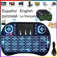 thumbnail image 2 of Teclado Inalámbrico I8 Mini Teclado Portátil Recargable Usb De 2,4 Ghz Con Panel Táctil Retroiluminación Rgb Para Pc/Mac/Smart Tv/Ps3/Ps4 Speravity EL012131-00, 2 of 6