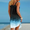thumbnail image 4 of pimelu Boho Sundresses for Women 2024 Casual Dresses for WomenSleeveless Summer Beach Dresses Floral Print U Neck A Line Spaghetti Straps Mini Dresses Clothes, 4 of 5
