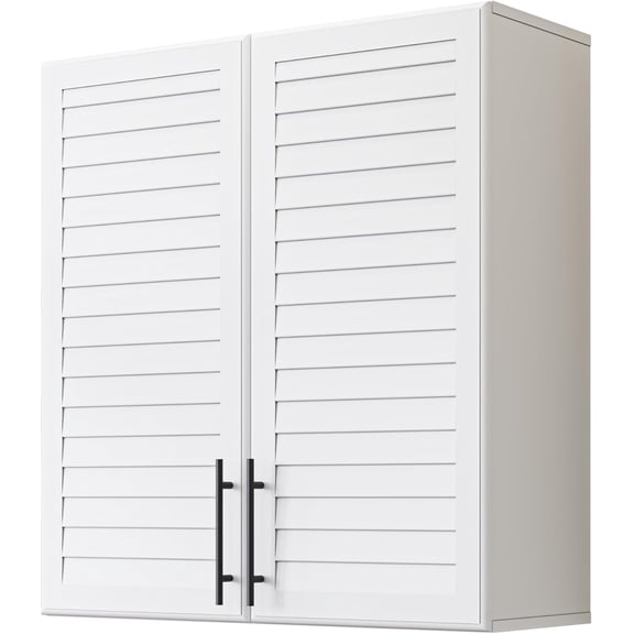 29.5’’ Laundry Room Cabinets Wall Mounted, Hanging Bathroom Wall Cabinet, Kitchen Wall Cabinet with Adjustable Shelf