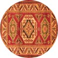thumbnail image 1 of Ahgly Company Indoor Round Persian Orange Traditional Area Rugs, 5' Round, 1 of 1