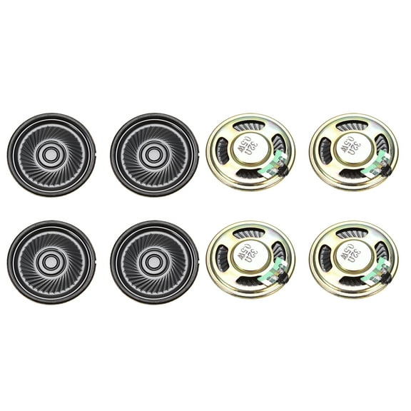 0.5 W 32 Ohm,DIY Magnetic Speaker 40mm Round-shape Replacement Loudspeaker for DVD/EVD 8pcs