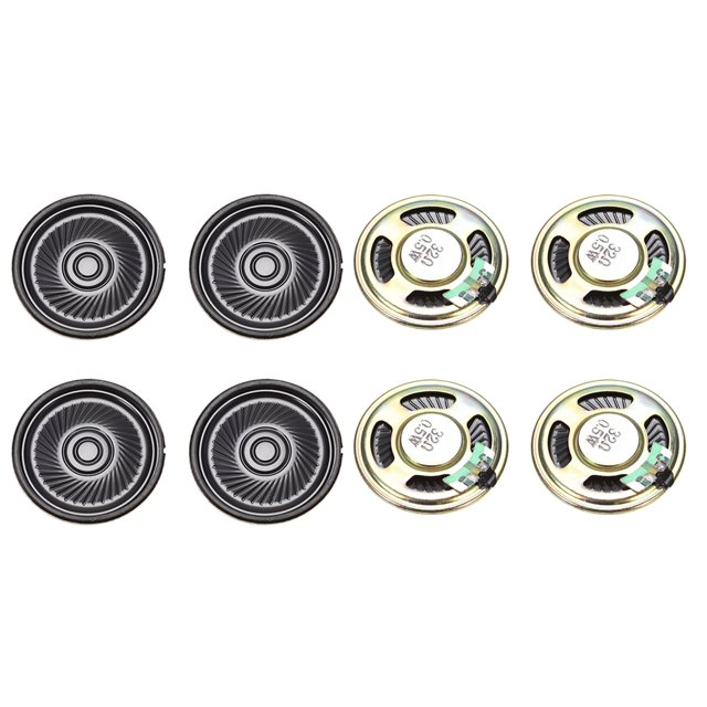 0.5 W 32 Ohm, Altavoz magnético DIY de reemplazo redondo de 40mm para DVD/EVD 8pcs