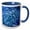 Blue/White, variant on 3drose, Glacial Ice Along Diamond Beach, Kalfafellsstadur, Iceland 3., 11oz Two-tone Green Mug