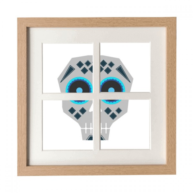 Blue Eyes l Mexico National Culture Illustration Frame Wall Tabletop Display 4 Openings Picture