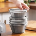 thumbnail image 5 of Stackable Drain Basket Set - 2Pcs, Thickened Material, Stainless Steel, Double Washing Basin Bowl, Kitchen Tools, 5 of 8