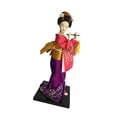 thumbnail image 4 of Muñeca de geisha japonesa con kimono, figura de geisha, escultura de 9 pulgadas, centro de mesa. Estilo C, 4 of 9
