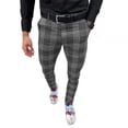 thumbnail image 1 of OmicGot Pantalon pour Hommes Décontracté Pantalon pour Hommes Ajusté Extensible Chinos pour Hommes Coupe Ajustée Pantalon Décontracté pour Hommes Pantalon à Carreaux pour Hommes, 1 of 7