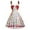 DT-Red, variant on DailyTrove Women's Fruit Print Fit & Flare Dress, Sweetheart Neckline, Summer Picnic & Garden Party Wear, Lightweight Cotton