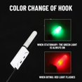 thumbnail image 5 of 5pcs New Night 425 Battery Red/Green/Blasting flash Float Glow Stick Fluorescent Light Fishing Rod Tip Lightstick Bite Alarm RED, 5 of 8
