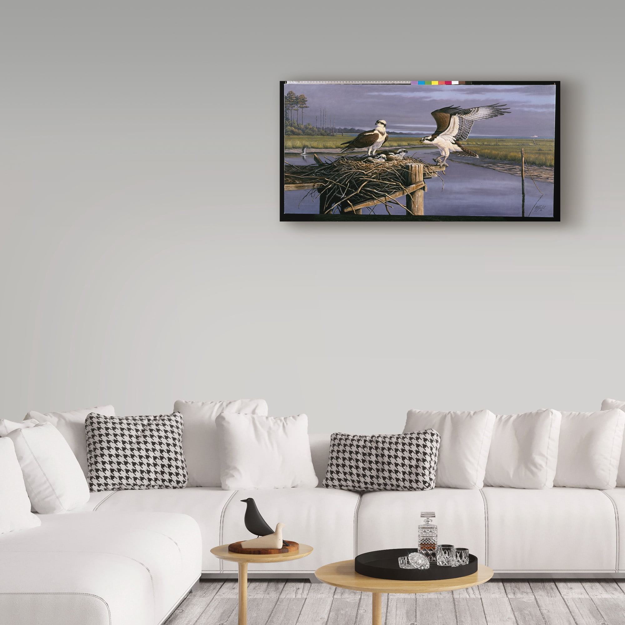 Trademark Fine Art 'Chesapeake Treasurers Osprey' Canvas Art by Wilhelm Goebel
