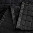 thumbnail image 3 of Sweet Home Collection Velvet 3-Piece Quilt & Pillow Sham Set King Black, 3 of 4