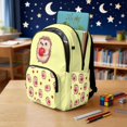 thumbnail image 4 of Whosucclay Hedgehog Apple 17 Inch Kids Backpack, Spacious School Backpack Bookbag for Boys Girls, Wear Resistant Lightweight Rucksack for High School Kindergarten, 4 of 8