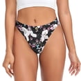 thumbnail image 1 of Fotbe Cute Poodle Dog Tanga Sin Costuras para Mujer con Estampado – Panties Invisibles, Transpirables y Cómodos para Uso Diario-X-Small, 1 of 6