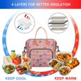 thumbnail image 4 of Ballet Princess Pattern Womens Lunch Box for Work,Insulated Large Lunch Bag for Tween and Teen,Loncheras Para Mujer,Leakproof Adult Lunch Bag for Work,Beach,Travel,Picnic,Camping, 4 of 7
