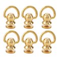 thumbnail image 2 of Button Studs Rivets,12 Sets D Ring Brass Ball Studs Rivets D Ring Rivets Smooth Operation, 2 of 9