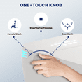 thumbnail image 6 of ICYBER BOOM Smart Toilet, Elongated One Piece Bidet Toilet with Auto Lid, Foot Sensor & Off‑Seat Flush, Warm Water Wash, Heated Seat, Warm Air Dryer, Night Light, White Panel, 6 of 15