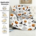 thumbnail image 2 of Haunted Halloween Throw Blanket Soft Throw Blanket for Couch, Bed, Sofa Luxurious Warm and Cozy for All Seasons (Haunted Throw), 2 of 7