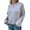 Gray, variant on Vedolay Women Sweater Women's Fall Sweaters Round Neck Striped Cute Winter Pullover Sweaters,Beige M