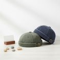 thumbnail image 6 of Slccxzc Brimless Hat Docker Cap No Brim Hats Skull Caps Rolled Cuff Beanie for Men Hip Hop, 6 of 7
