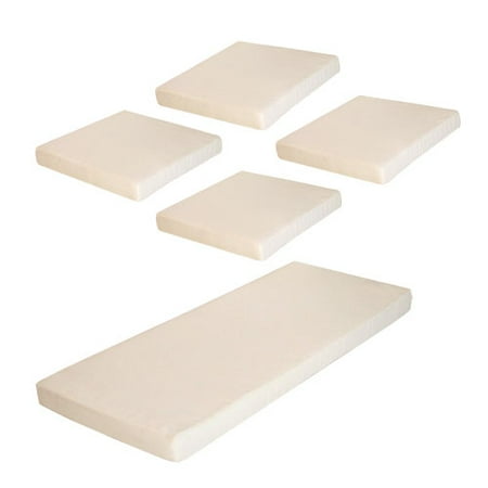 Delahey Solid Eggshell Cushion Set 5-piece