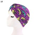 thumbnail image 1 of Turbante para quimioterapia contra el cáncer, gorro Baotou, estilo africano, cruzado, con estampado floral, accesorio para el cabello que combina con todo., 1 of 4