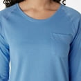 thumbnail image 5 of Dickies Women's Cooling Long Sleeve Pocket T-Shirt, Azure Blue, XS, 5 of 5