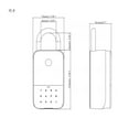 thumbnail image 4 of K221 Boîte à Serrure Clé Application Téléphone Intelligent Contrôle par Mot de Passe Boîte de Sécurité Électronique Rangement en Alliage d'Aluminium, Installation Facile, 4 of 5