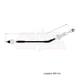 thumbnail image 2 of Cable Chicote Acelerador Compatible Con Ford F150 4.2L 1999 2000 CAHSA Cable Chicote Acelerador, 2 of 6