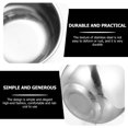 thumbnail image 2 of SHISUYAN 2 Pcs Bols de Rasage pour Hommes au Design Simple Bols en Acier Inoxydable Durables Argent, 2 of 8