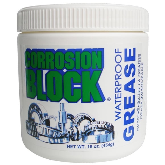 Corrosion Bloc Haute Performance Graisse Imperméable - 16oz Bac - Non-Hazmat, Non-Inflammable et Non-Toxique