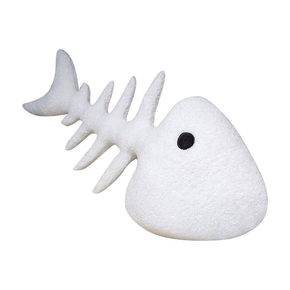 17.7" Soft Shark Plush Toy, Adorable Fish Bones Plush Doll- Cute Stuffed Animal Doll for Birthday and Graduation Gifts