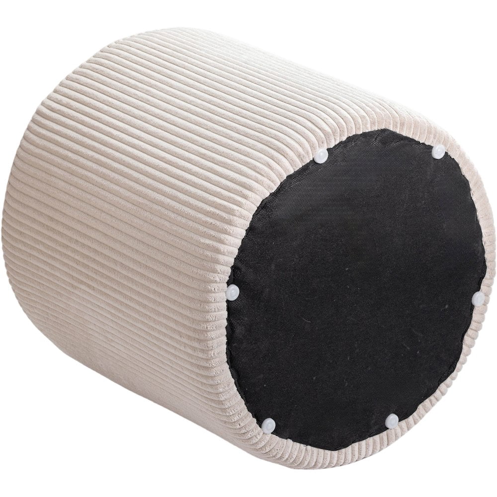 Meridian Furniture Roy Beige Ottoman/Stool