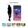 thumbnail image 2 of Tyidzon Beach Towel Microfiber Beach Towel Super Lightweight Colorful Bath Towel Sandproof Beach Blanket Multi-Purpose Towel for Travel Swimming Pool 30X60 Inch, 2 of 4