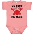 thumbnail image 3 of Inktastic My Papa Loves Me Boys or Girls Baby Bodysuit, 3 of 5