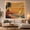 Illustrated Beach, variant on Tropical Beach Sunset Tapestry Wall Hanging