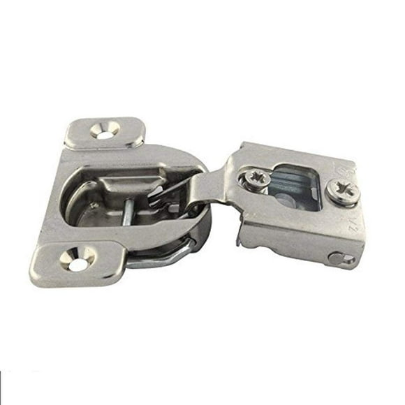 Blum 38N355C.12x20 Screw-On Cabinet Hinge, 105 Degrees, 3/4" Overlay, Self Close, Compact 38N Series, Nickel Finish (Pack of 20)