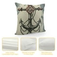 thumbnail image 4 of Chilfamy Navy Blue Nautical Throw Pillow Covers Coastal Anchor Rudder Beach Outdoor Throw Pillows Decorative Cushion Covers for Couch Bed Sofa Pillowcases,Multi-Size, 4 of 5
