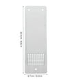 thumbnail image 2 of Raindrops 1Set Car Hood Cover for Truck Cargo Compartments Grey Color Rectangular Style High Efficiency Vent, 2 of 8