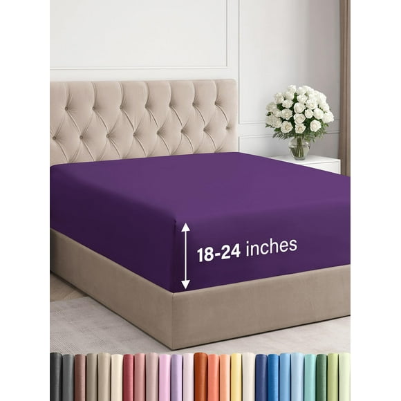 Extra Deep Pocket Fitted Sheet Single Fitted Sheet Only Extra Deep Pockets Queen Size Sheets Fits in to in Mattress Extra Deep Queen Fitted Sheet Deep Pockets That Actuall