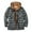 Gray, variant on Herrnalise Men Zipper Casual Hooded Fake Two Loose Thicken Lattice Jacket Coats Light Blue