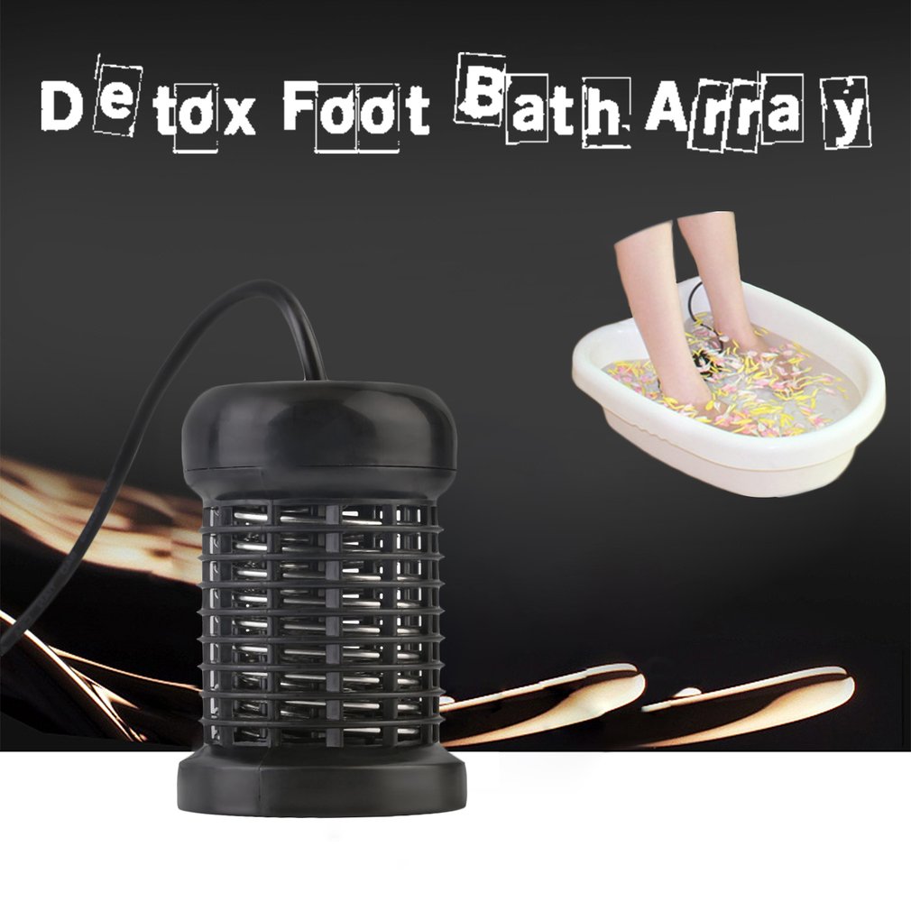 Detox Foot Bath Arrays Round Stainless Steel Array Aqua Spa Ionic