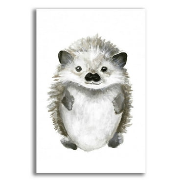 Epic Art 'Little Hedgehog' by Design Fabrikken, Acrylic Glass Wall Art, 16"x24"