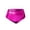 Hot Pink, variant on YVNAURA Women's High Waisted Metallic Faux Leather Shorts Shiny PU High Rise Elastic Waist Gloss Coated Shorts for Party Club Rave Night Out Outfits,Red,L