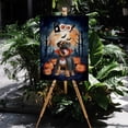 thumbnail image 4 of Happy Halloween Vampire Mastiff BOO with Pumpkins Fun and Spooky Vertical Matte Canvas Poster Mastiffs Dog Lover Gifts Idea Wall Art Home Decor - 00018, 4 of 5