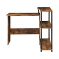 thumbnail image 3 of Ergode Writing Desk Weathered Oak & Black Finish, 3 of 3