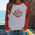 thumbnail image 2 of Xihbxyly Valentines Day Sweatshirt for Women, Women's Valentines Day Long Sleeve Tops Love Heart Print Casual Shirts Tops Blouse, 2 of 4