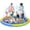 Color, variant on Non-Slip Large Sprinkler Splash Play Mat,Splash Pad for Kids and Dog (Blue, XL-68)